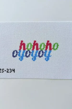 Best Choice Ho Ho Ho Oy Oy Oy Mirror Needlepoint Canvas