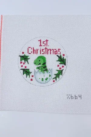Dino's First Christmas Canvas New Release