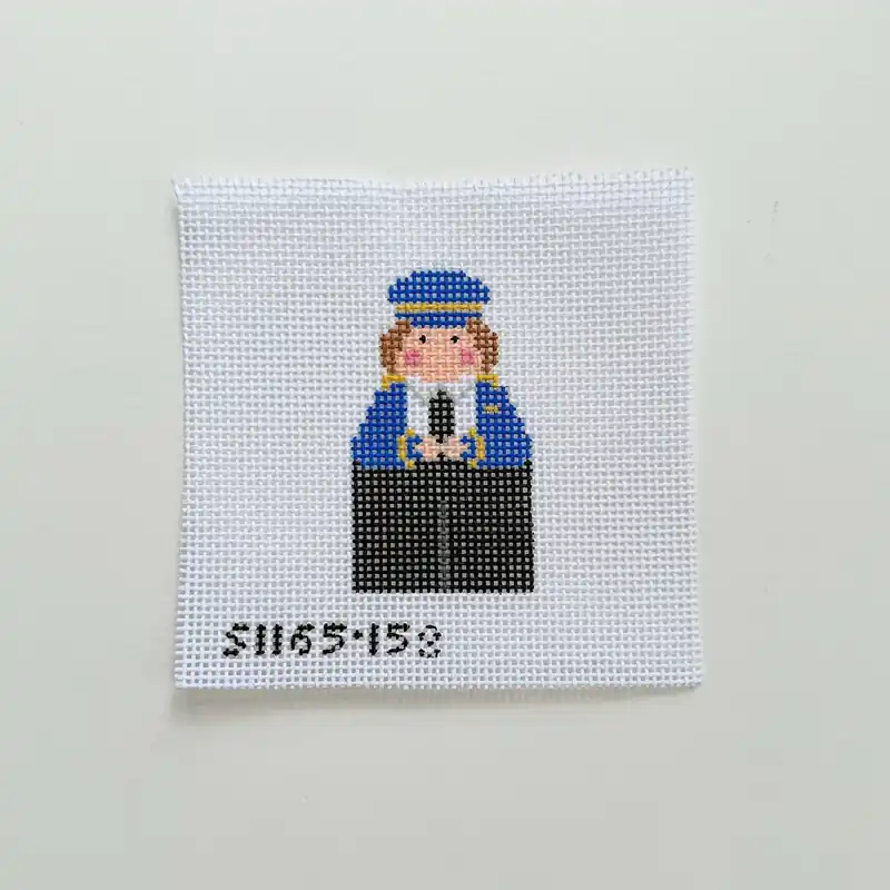 Today Only Pilot Angel Needlepoint Canvas