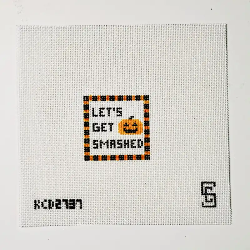 Buy Direct Let's Get Smashed Needlepoint Canvas