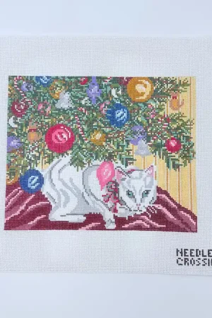Snow Under Christmas Tree Canvas Place Order