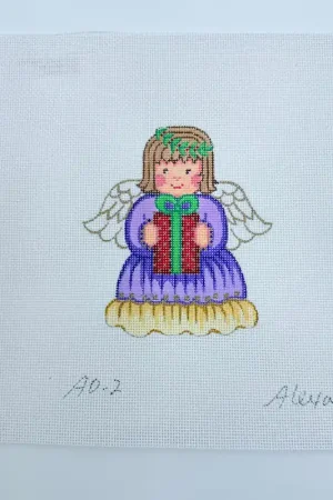 Angel in Purple Canvas Seasonal Sale