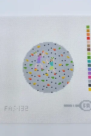 Climbers Round Canvas Grab Now