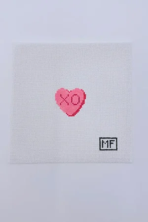 XO Pink Heart Mini Canvas Trusted Brand