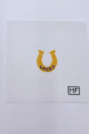 Save Now Lucky Horseshoe Mini Canvas