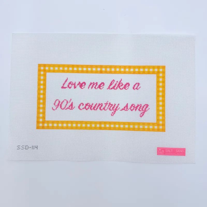 Exclusive Love me like a 90's country song Canvas