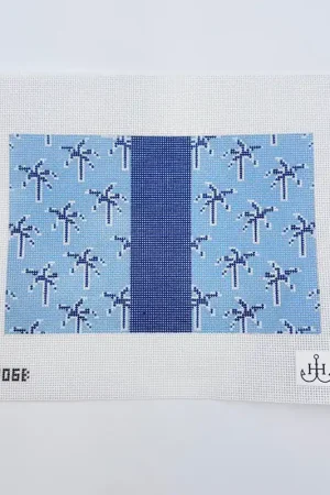 Blue Palm Tree Canvas Hot Deal