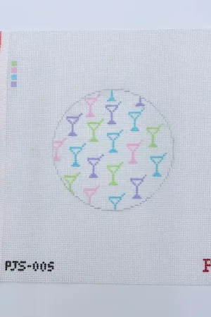 Martini Round Canvas Next Day Delivery