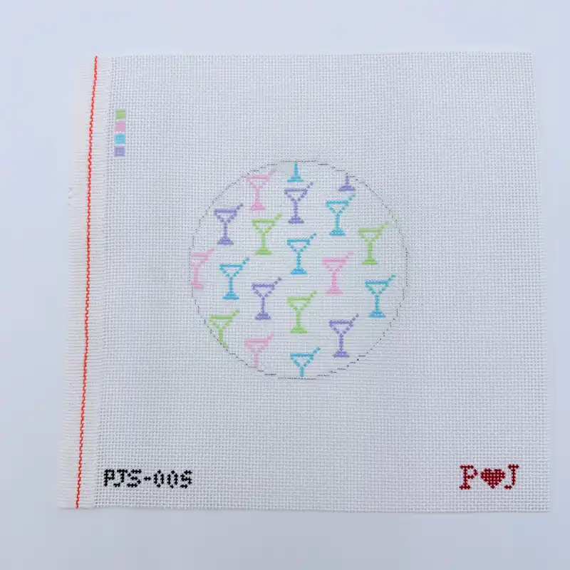 Martini Round Canvas Next Day Delivery