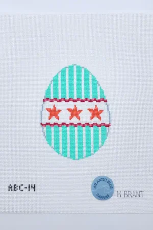 New Arrival Egg with Starfish Canvas