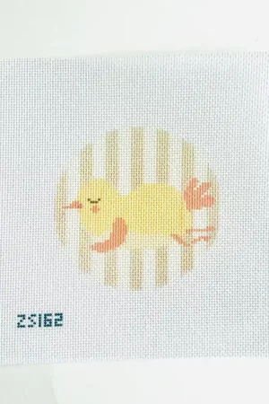 Holiday Sale Sleeping Chick Round Canvas