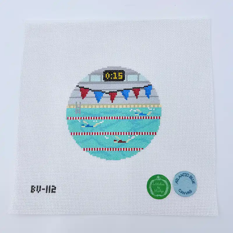 Swim Team Canvas Genuine