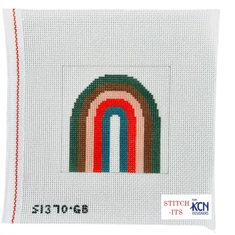 Green/Brown Rainbow Square Low Price