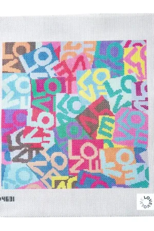 Multicolored Lovevolve Pillow Canvas Weekend Sale
