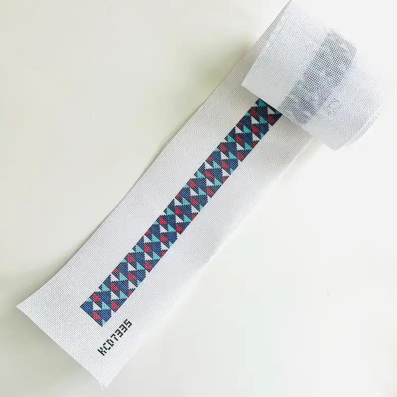 Super Sale Red, White and Blue Geometric Strap Canvas