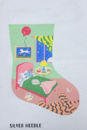 Viral Goodnight Moon Christmas Stocking Canvas