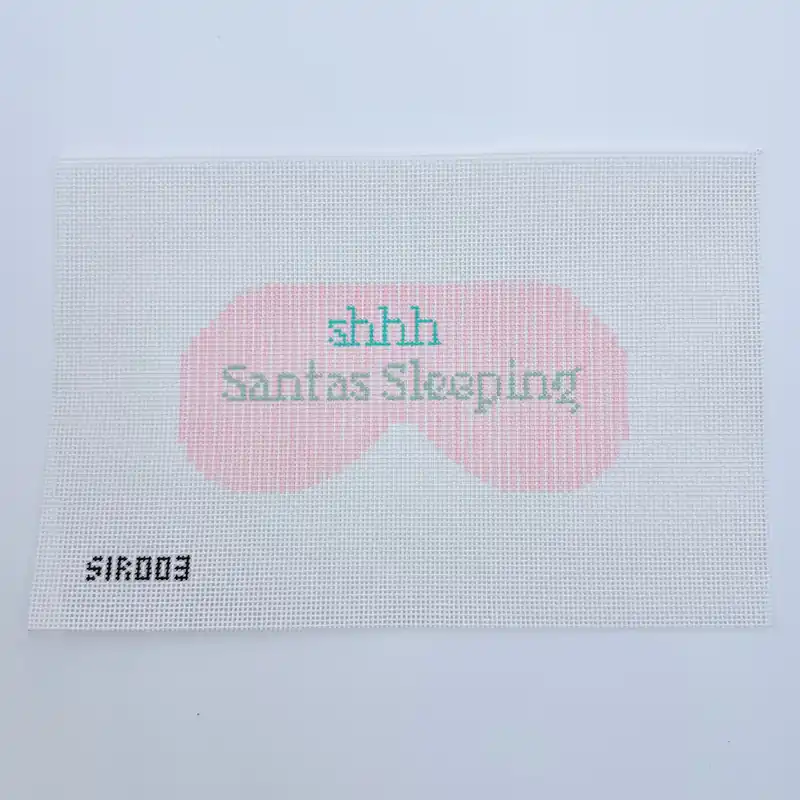 Shhh Santas Sleeping Mask Canvas Luxury