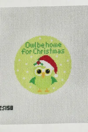 Owl Be Home for Christmas Canvas Hot Picks