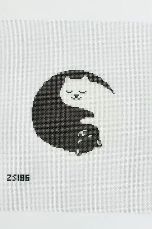 Free Shipping Yin Yang Cuddles Canvas