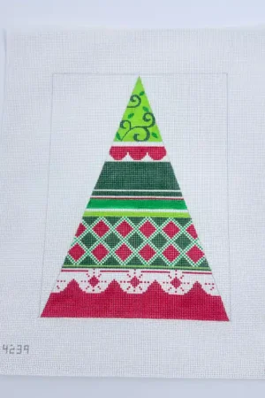 In Demand Medium Christmas Pattern Tree Canvas