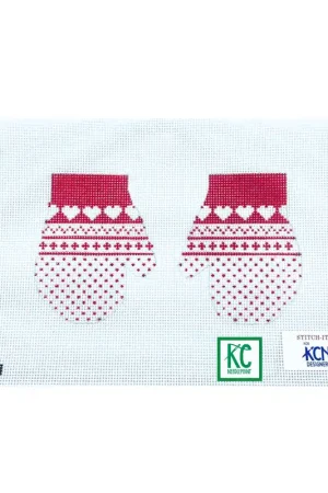 Last Chance Red Heart Mittens