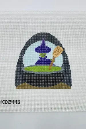 Next Day Delivery Witch and Cauldron Canvas