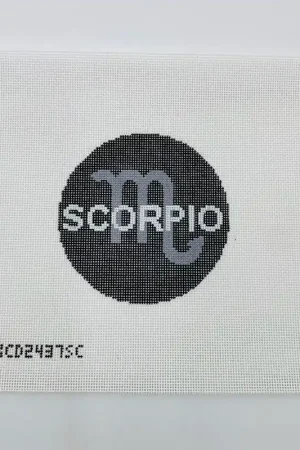 Scorpio Zodiac Round Canvas Exclusive