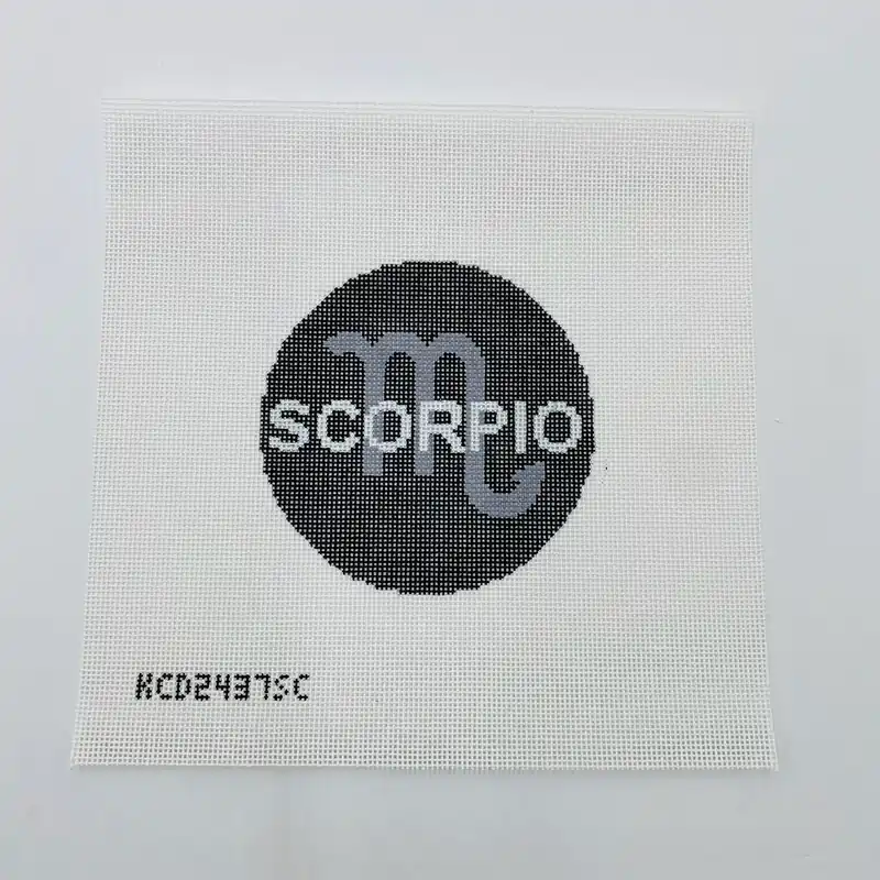 Scorpio Zodiac Round Canvas Exclusive