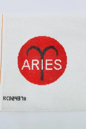 Aries Zodiac Round Canvas Time-Limited