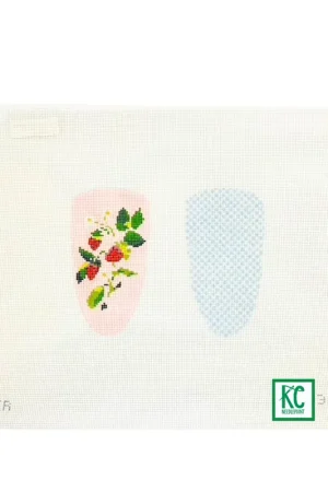 Strawberries Scissor Case Canvas Free Returns