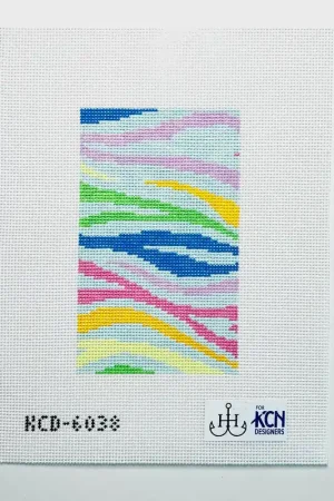 Last Chance Rainbow Zebra Eyeglass Case