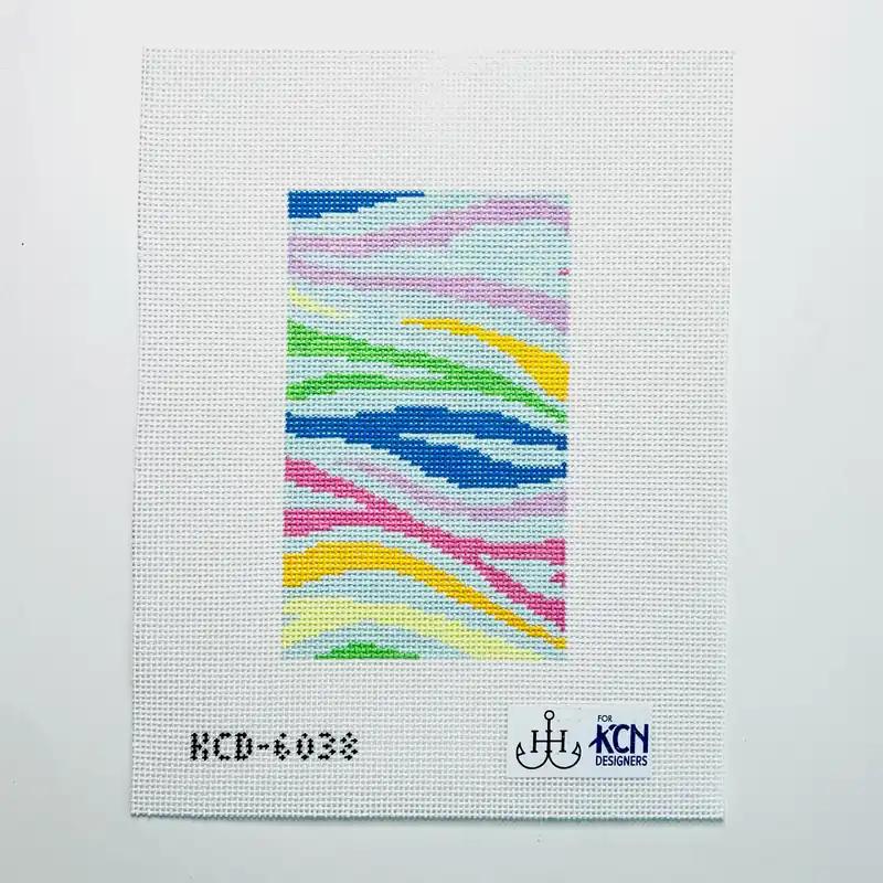 Last Chance Rainbow Zebra Eyeglass Case