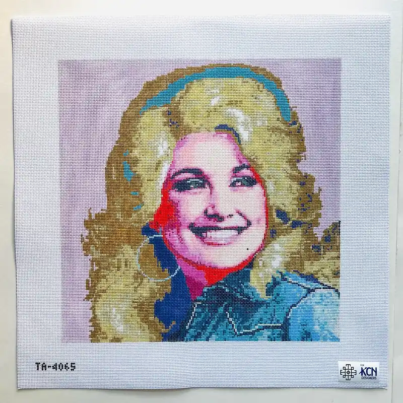 Viral Dolly Parton Smiling Canvas