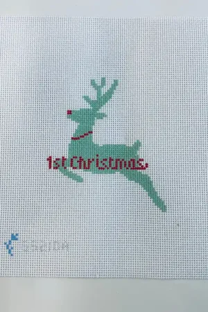 In Demand First Christmas Reindeer Canvas