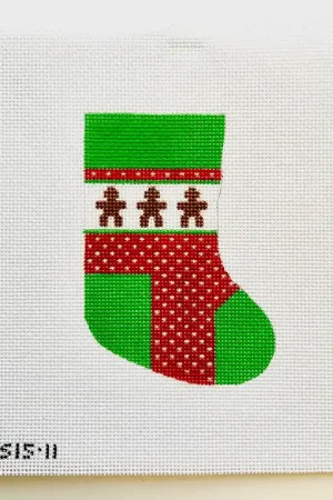 New Arrival Gingerbread Mini Stocking