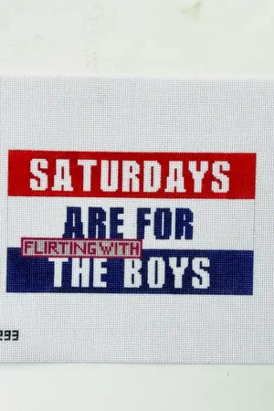 Saturdays are for the Boys Acrylic Purse Insert Canvas Save Now