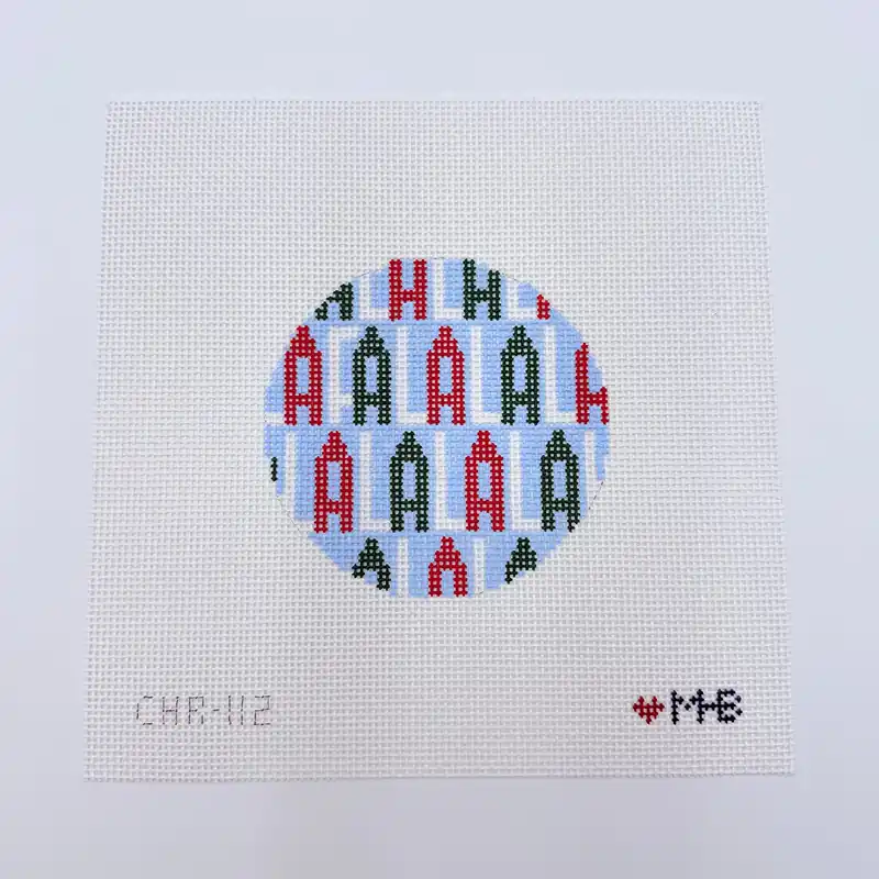 Seasonal Sale Fa La La Round Canvas