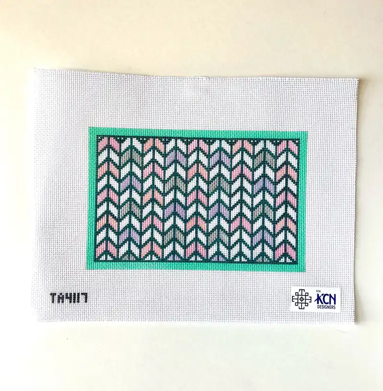 Latest Pink and Purple Geometric Clutch