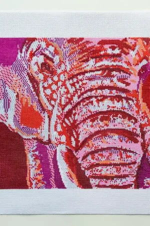 Pink Elephant Canvas Authentic