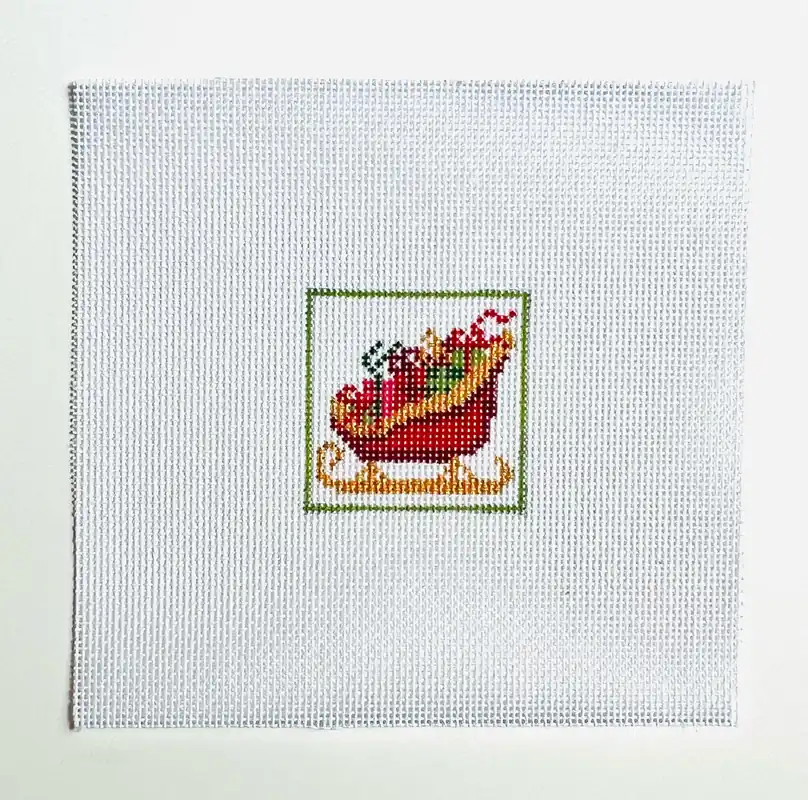 Best Seller Santa's Sleigh Square