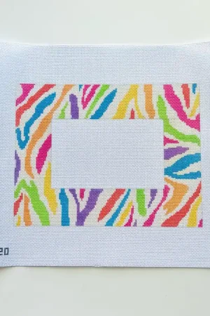 Rainbow Zebra Frame Viral
