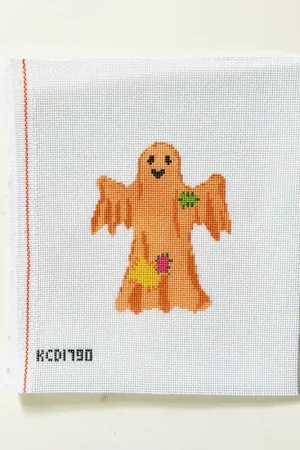 Today Only Orange Groovy Ghost Canvas