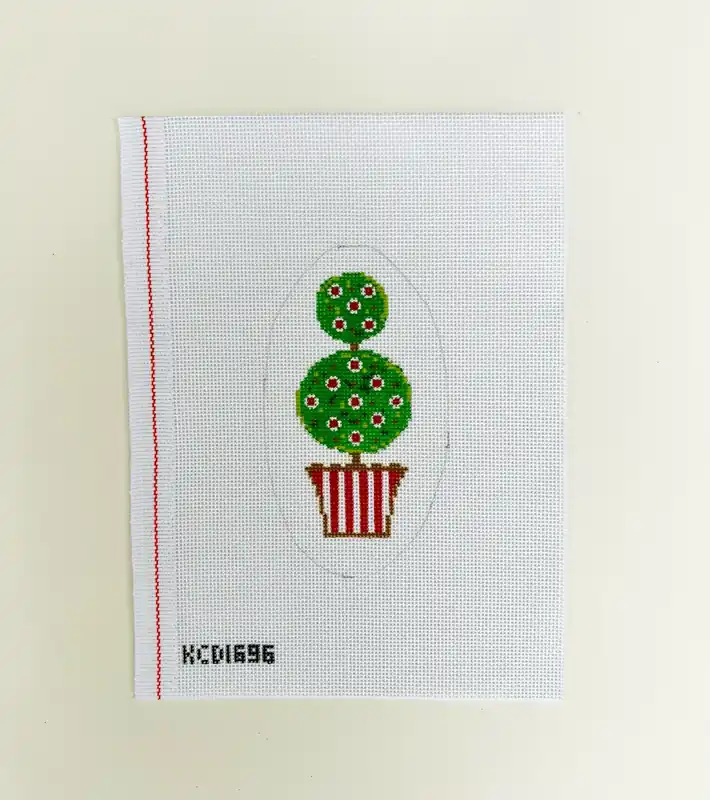 Christmas Ball Topiary Ornament Handmade