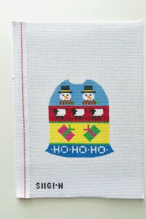 Stripe Bell with Snowman Fan Favorite
