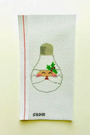 Santa Face Light Bulb Brand New