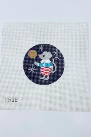 Mouse with Lollipop Canvas Viral