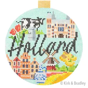Holland Travel Round Needlepoint Canvas Factory Price