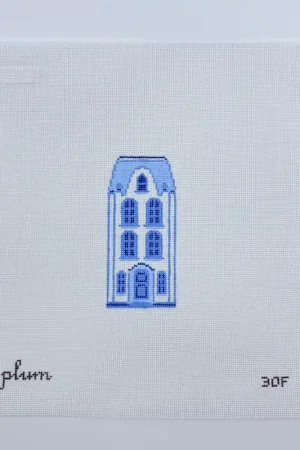 Place Order Delft House #6 Needlepoint Canvas