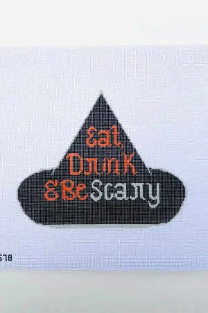 Grab Now Eat Drink and Be Scary Canvas