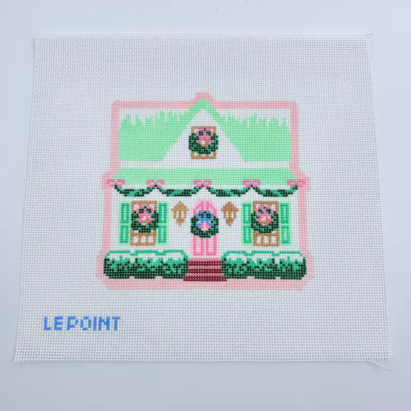 Time-Limited Christmas Village Green House Canvas